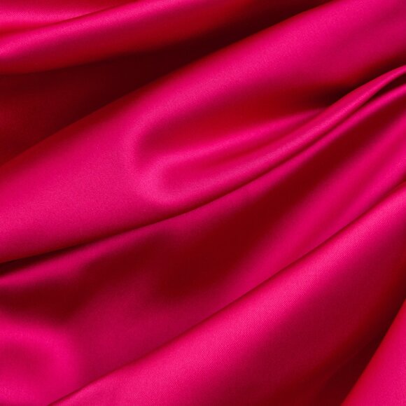 Talbot Runhof Satin Off-The-Shoulder Mermaid Gown Dress Azalea Pink - Picture 8 of 10